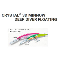 CRYSTAL® 3D MINNOW DEEP DIVER FLOATING - F1153X - YO-ZURI 
